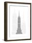 Manhattan-Cristian Mielu-Framed Art Print