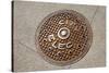 Manhole Cover In Chicago-Mark Williamson-Stretched Canvas