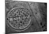 Manhole Cover NYC-null-Mounted Poster