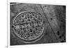 Manhole Cover NYC-null-Framed Photo
