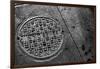 Manhole Cover NYC-null-Framed Photo