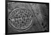 Manhole Cover NYC-null-Framed Photo