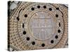 Manhole Cover with Hamburg's Coat of Arms, Hamburg, Germany-Miva Stock-Stretched Canvas