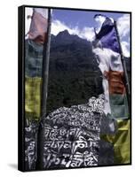 Mani Stone, Nepal-Michael Brown-Framed Stretched Canvas