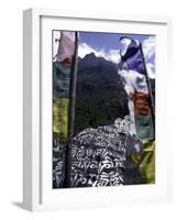 Mani Stone, Nepal-Michael Brown-Framed Photographic Print