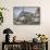 Mani Stones and prayer flags on a trail, Nepal.-Lee Klopfer-Framed Stretched Canvas displayed on a wall