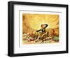 Maniac-Raving's or Little Boney in a Strong Fit-null-Framed Giclee Print