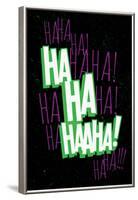 Maniacal Laugh (Green & Purple)-null-Framed Poster