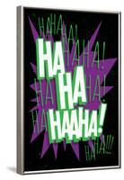 Maniacal Laugh Purple Shout Out-null-Framed Poster