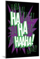 Maniacal Laugh Purple Shout Out-null-Mounted Poster