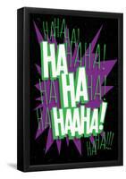 Maniacal Laugh Purple Shout Out-null-Framed Poster