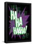 Maniacal Laugh Purple Shout Out-null-Framed Poster