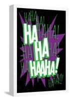 Maniacal Laugh Purple Shout Out-null-Framed Poster