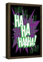 Maniacal Laugh Purple Shout Out-null-Framed Poster