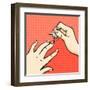 Manicure-Alena Kozlova-Framed Art Print