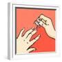 Manicure-Alena Kozlova-Framed Art Print