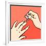 Manicure-Alena Kozlova-Framed Art Print