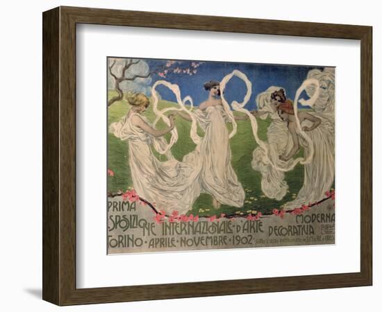 Manifesto for the Turin Exposition, 1902-Leonardo Bistolfi-Framed Giclee Print