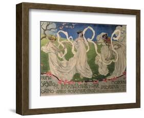 Manifesto for the Turin Exposition, 1902-Leonardo Bistolfi-Framed Giclee Print