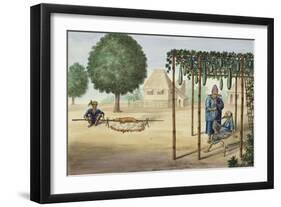 Manila and it's Environs: a Scene-Jose Honorato Lozano-Framed Giclee Print