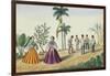 Manila and it's Environs: Filipinos Playing Football-Jose Honorato Lozano-Framed Giclee Print