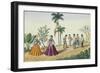 Manila and it's Environs: Filipinos Playing Football-Jose Honorato Lozano-Framed Giclee Print