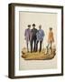 Manila and it's Environs: Mestizos Going to the Fiesta-Jose Honorato Lozano-Framed Giclee Print