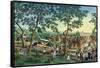 Manila and it's Environs: Outing to the Antipolo Fiesta-Jose Honorato Lozano-Framed Stretched Canvas