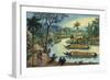 Manila and it's Environs: View Near the Town of Taguig on the Pasig River-Jose Honorato Lozano-Framed Giclee Print