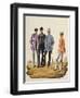 Manila and Its Environs: Mestizos Going to the Fiesta-Jose Honorato Lozano-Framed Giclee Print