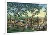 Manila and Its Environs: Outing to the Antipolo Fiesta-Jose Honorato Lozano-Framed Giclee Print