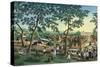 Manila and Its Environs: Outing to the Antipolo Fiesta-Jose Honorato Lozano-Stretched Canvas