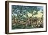 Manila and Its Environs: Outing to the Antipolo Fiesta-Jose Honorato Lozano-Framed Giclee Print