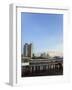 Manila Bay and City Skyline at Sunset, Manila, Philippines, Southeast Asia-Kober Christian-Framed Photographic Print