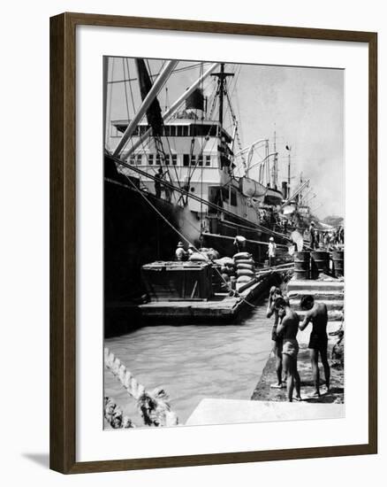 Manila Docks-null-Framed Photographic Print