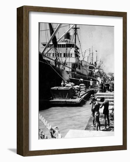 Manila Docks-null-Framed Photographic Print