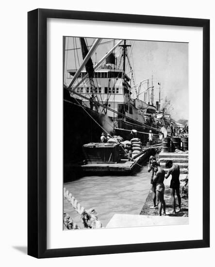 Manila Docks-null-Framed Photographic Print