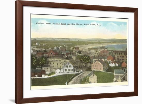 Manisses Hotel, Block Island, Rhode Island-null-Framed Premium Giclee Print