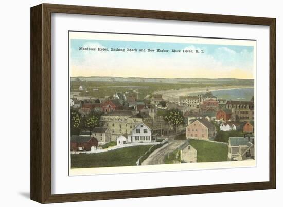 Manisses Hotel, Block Island, Rhode Island-null-Framed Art Print