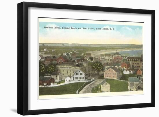 Manisses Hotel, Block Island, Rhode Island-null-Framed Art Print