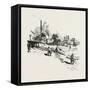 Manitoba, Steamboat Landing, Canada, Nineteenth Century-null-Framed Stretched Canvas