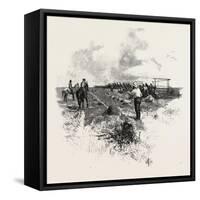 Manitoba, the Harvesters, Canada, Nineteenth Century-null-Framed Stretched Canvas