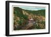 Manitou Springs, Colorado, View of the Cave of the Winds Entrance-Lantern Press-Framed Art Print