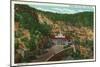 Manitou Springs, Colorado, View of the Cave of the Winds Entrance-Lantern Press-Mounted Art Print