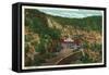 Manitou Springs, Colorado, View of the Cave of the Winds Entrance-Lantern Press-Framed Stretched Canvas