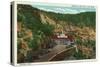 Manitou Springs, Colorado, View of the Cave of the Winds Entrance-Lantern Press-Stretched Canvas