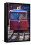 Manitou Springs, Pikes Peak Cog Railway, Locomotive Train, Colorado, USA-Walter Bibikow-Framed Stretched Canvas