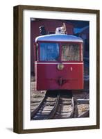 Manitou Springs, Pikes Peak Cog Railway, Locomotive Train, Colorado, USA-Walter Bibikow-Framed Photographic Print