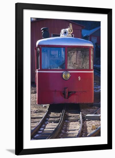 Manitou Springs, Pikes Peak Cog Railway, Locomotive Train, Colorado, USA-Walter Bibikow-Framed Photographic Print