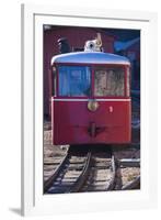 Manitou Springs, Pikes Peak Cog Railway, Locomotive Train, Colorado, USA-Walter Bibikow-Framed Photographic Print